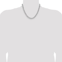 Sterling Silver 18" Hammered Curb Chain Necklace - Polished Finish by Lumare Gioia
