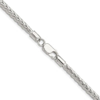 Sterling Silver 20" 3.8mm Diamond-Cut Franco Chain with Lobster Clasp by Lumare Gioia