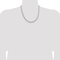 Sterling Silver 20" 3.8mm Diamond-Cut Franco Chain with Lobster Clasp by Lumare Gioia