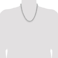 Sterling Silver 20" Hammered Curb Chain Necklace - Polished Finish by Lumare Gioia