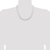Sterling Silver 20" Magic Herringbone Chain - 10.5mm Width by Lumare Gioia