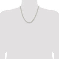 Sterling Silver 20" Polished Byzantine Chain - 5.5mm Width by Lumare Gioia