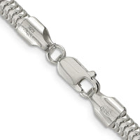 Sterling Silver 24" 5mm Round Snake Chain Necklace - Polished Finish with Anti-Tarnish Coating by Lumare Gioia