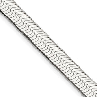 Sterling Silver 24" 8.75mm Magic Herringbone Chain with Polished Finish and Anti-Tarnish Coating by Lumare Gioia