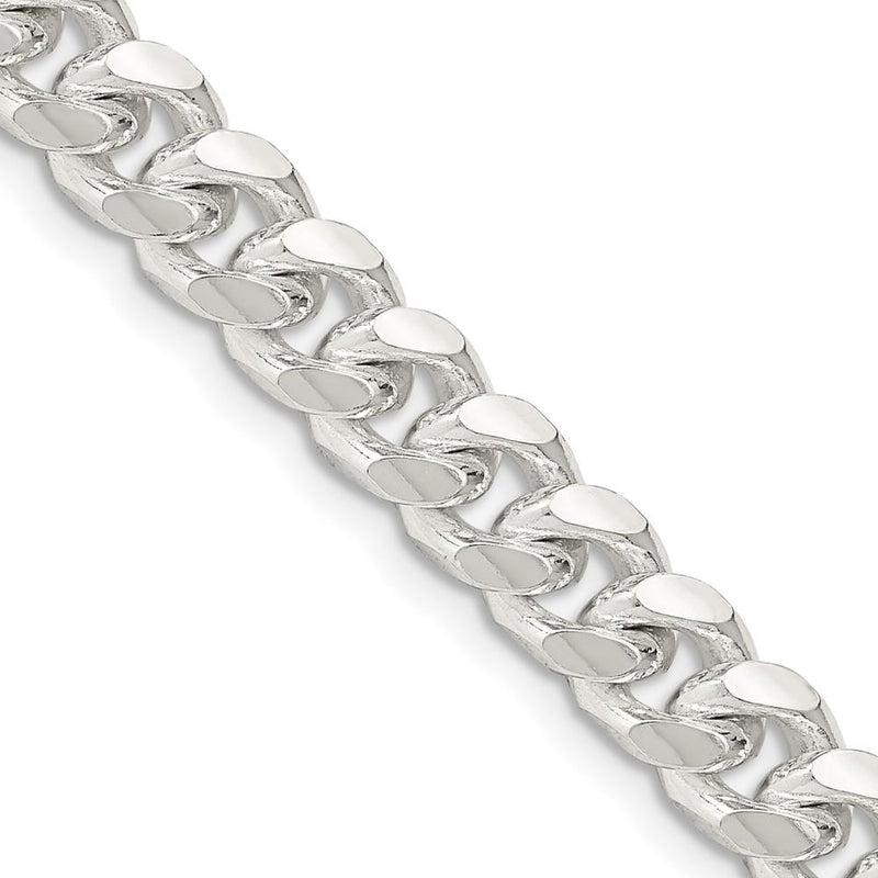 Sterling Silver 24" Diamond-Cut Curb Chain with Lobster Clasp by Lumare Gioia
