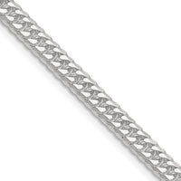 Sterling Silver 24" Polished 4.8mm Diamond-Cut Curb Chain by Lumare Gioia