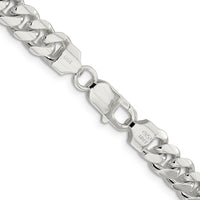 Sterling Silver 26" Domed Curb Chain - 7.8mm Width with Lobster Clasp by Lumare Gioia