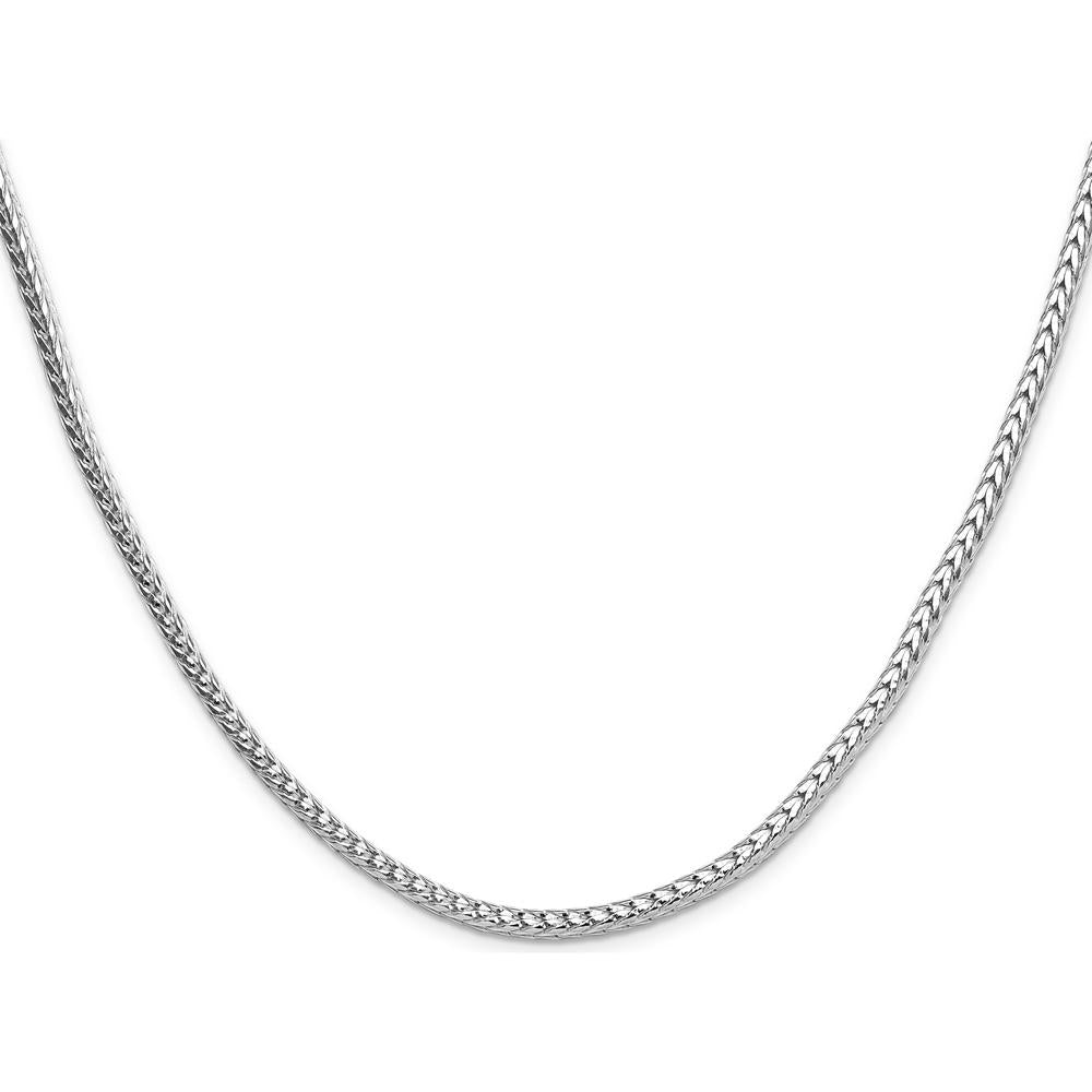 Sterling Silver 3.4mm Diamond-Cut Round Franco Chain - 18" Length by Lumare Gioia