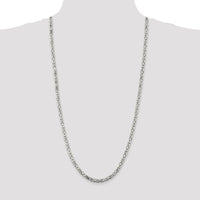 Sterling Silver 30" Byzantine Chain - 4.25mm Width by Lumare Gioia