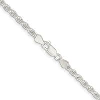 Sterling Silver 4.5mm Solid Rope Chain Necklace - 24 inches, Polished Finish, Lobster Clasp by Lumare Gioia