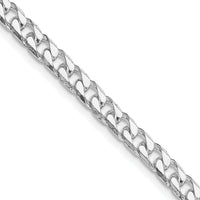 Sterling Silver 5mm Polished Curb Chain Necklace - 20" Length by Lumare Gioia