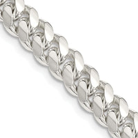 Sterling Silver 7.0mm Polished Domed Curb Chain Necklace - 22 inches by Lumare Gioia
