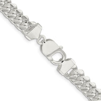 Sterling Silver 9mm Polished Domed Curb Chain 20 Inches by Lumare Gioia
