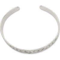 Sterling Silver Antiqued Celtic Cuff Bracelet - 12.5mm Width by Lumare Gioia