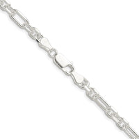 Sterling Silver Diamond-Cut 6mm Cable Link Chain Necklace - 24 Inches Long by Lumare Gioia