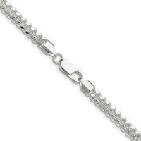 Sterling Silver Polished 24" Domed Curb Chain - 5.7mm Width by Lumare Gioia