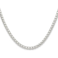 Sterling Silver Polished 4mm Round Box Chain - 20 inches by Lumare Gioia