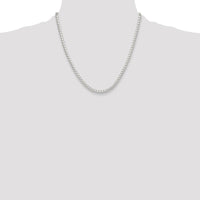 Sterling Silver Polished 4mm Round Box Chain - 20 inches by Lumare Gioia