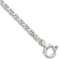 Sterling Silver Polished 5.65mm Fancy Link Bracelet - 7.5" by Lumare Gioia