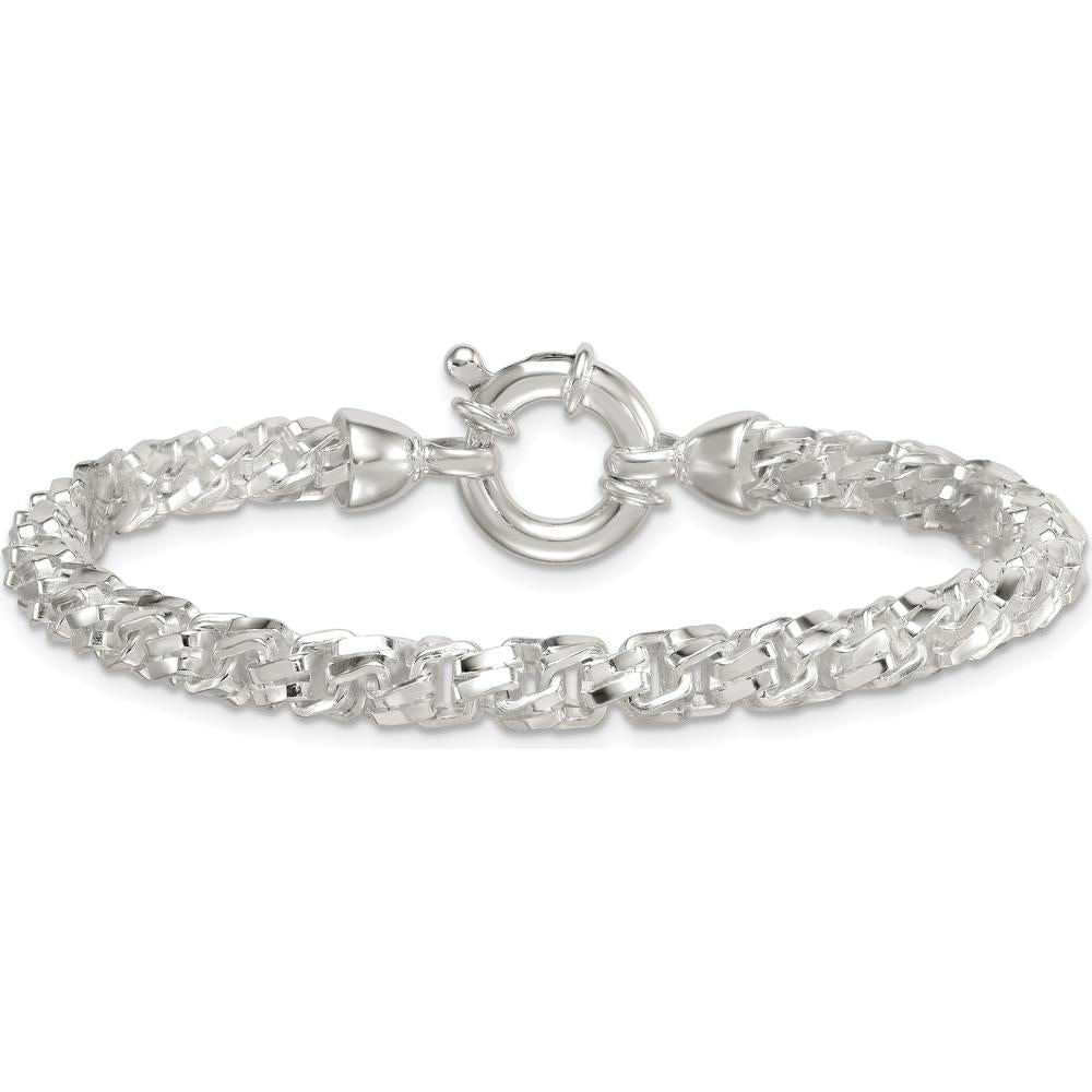 Sterling Silver Polished 5.65mm Fancy Link Bracelet - 7.5" by Lumare Gioia