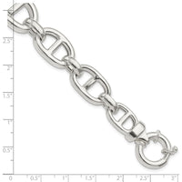 Sterling Silver Polished Fancy Link Bracelet - 7.75 inches by Lumare Gioia
