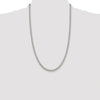 Sterling Silver Rhodium-Plated 26" 5mm Rolo Chain Necklace by Lumare Gioia