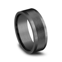 The Admiral Men's Wedding Band in Tantalum - 8mm Width by Tantalum