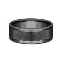 The Admiral Men's Wedding Band in Tantalum - 8mm Width by Tantalum