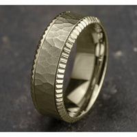 The Anderson Men's Wedding Band in 14K Yellow Gold - 8mm Width by Benchmark