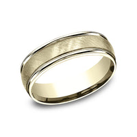 The Aurelius Men's Wedding Band in 14K Yellow Gold - 6mm Width by Benchmark