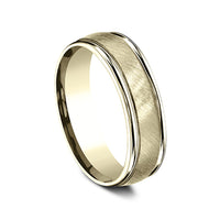 The Aurelius Men's Wedding Band in 14K Yellow Gold - 6mm Width by Benchmark