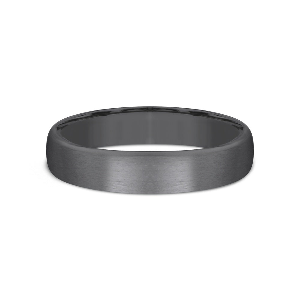The Baron Men's Wedding Band in Tantalum - 4.5mm Width by Tantalum