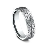 The Berkshire Men's Wedding Band in 14K White Gold - 6.5mm Width by Benchmark