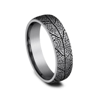 The Berkshire Men's Wedding Band in Grey Tantalum - 6.5mm Width by Tantalum