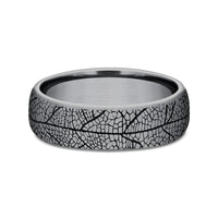 The Berkshire Men's Wedding Band in Grey Tantalum - 6.5mm Width by Tantalum