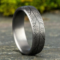The Berkshire Men's Wedding Band in Grey Tantalum - 6.5mm Width by Tantalum
