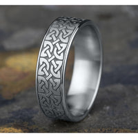 The Blarney Men's Wedding Band in Platinum - 7mm Width by Benchmark