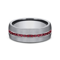 The Cardinal Men's Wedding Band in Grey Tantalum - 7.5mm Width by Tantalum