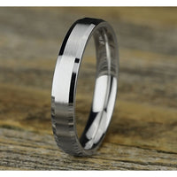 The Chancellor Men's Wedding Band in 14K White Gold - 4mm Width by Benchmark