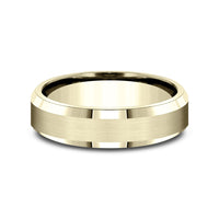 The Chancellor Men's Wedding Band in 14K Yellow Gold - 6mm Width by Benchmark