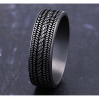 The Cordovan Men's Wedding Band in Grey Tantalum - 7mm Width by Tantalum