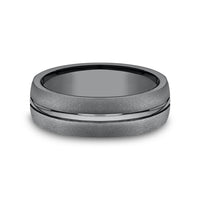 The Corporal Men's Wedding Band in Tantalum - 6.5mm Width by Tantalum