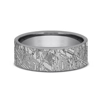 The Diablo Men's Wedding Band in Grey Tantalum - 7mm Width by Tantalum