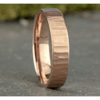 The Dredger Men's Wedding Band in 14K Rose Gold - 5mm Width by Benchmark