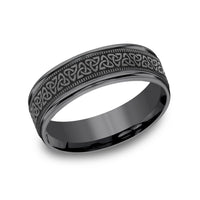 The Dublin Men's Wedding Band in Tantalum - 7mm Width by Tantalum