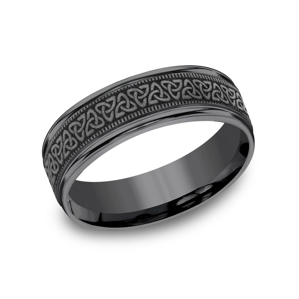 The Dublin Men's Wedding Band in Tantalum - 7mm Width by Tantalum
