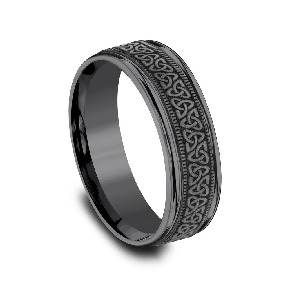 The Dublin Men's Wedding Band in Tantalum - 7mm Width by Tantalum