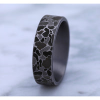 The Duck Camo Men's Wedding Band in Grey Tantalum - 7mm Width by Brook and Branch