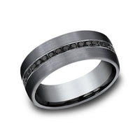 The Edison Men's Wedding Band in Tantalum - 7.5mm Width by Tantalum