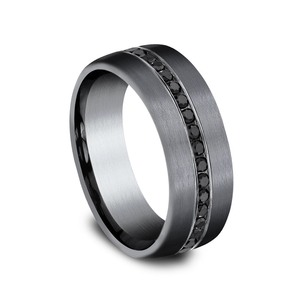 The Edison Men's Wedding Band in Tantalum - 7.5mm Width by Tantalum